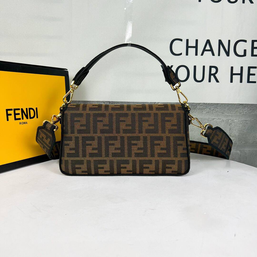 Fendi Baguette FF Monogram (Medium)