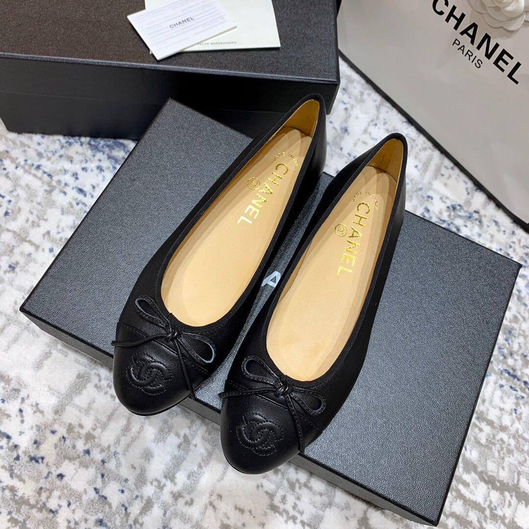 Chanel Ballet Leather Flats