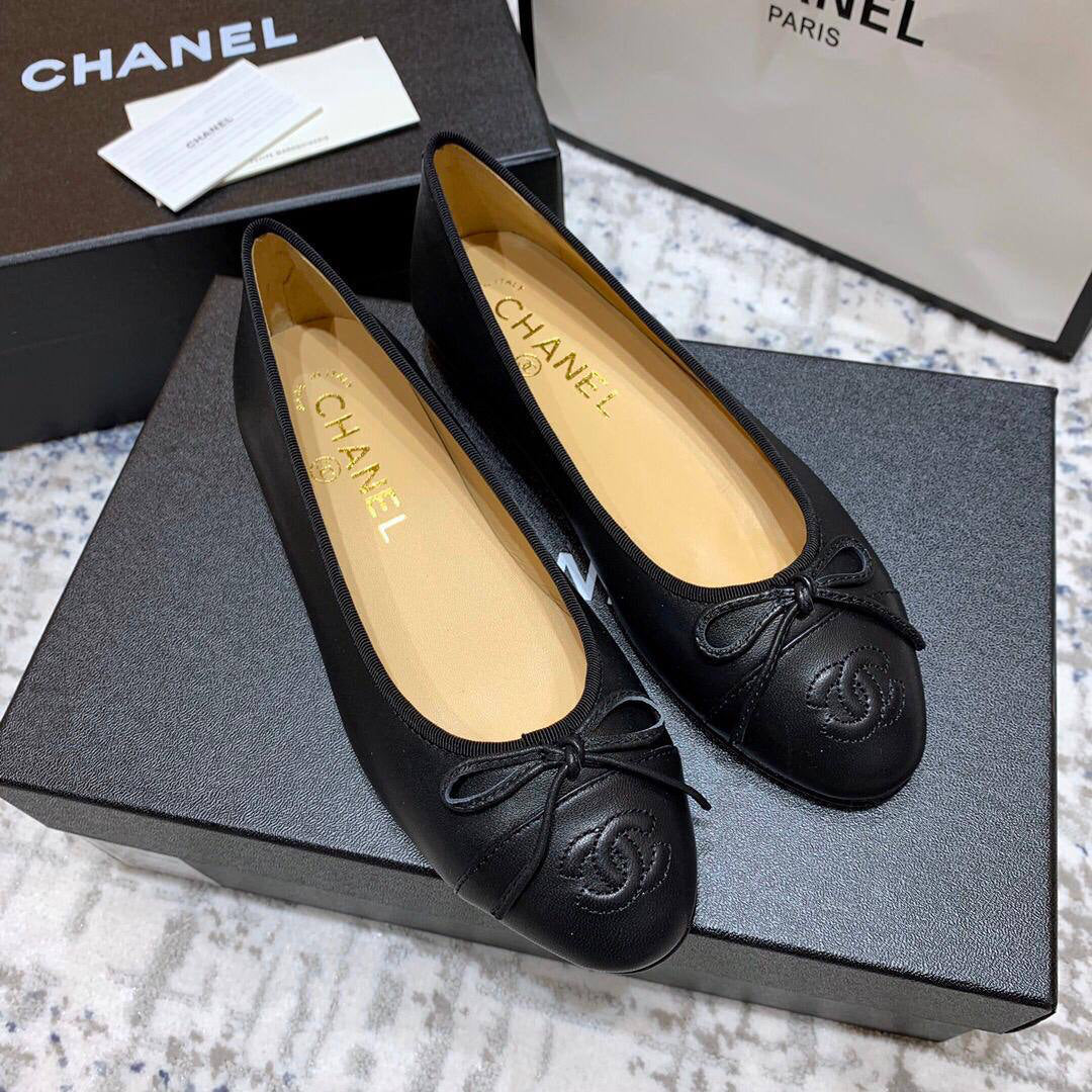 Chanel Ballet Leather Flats