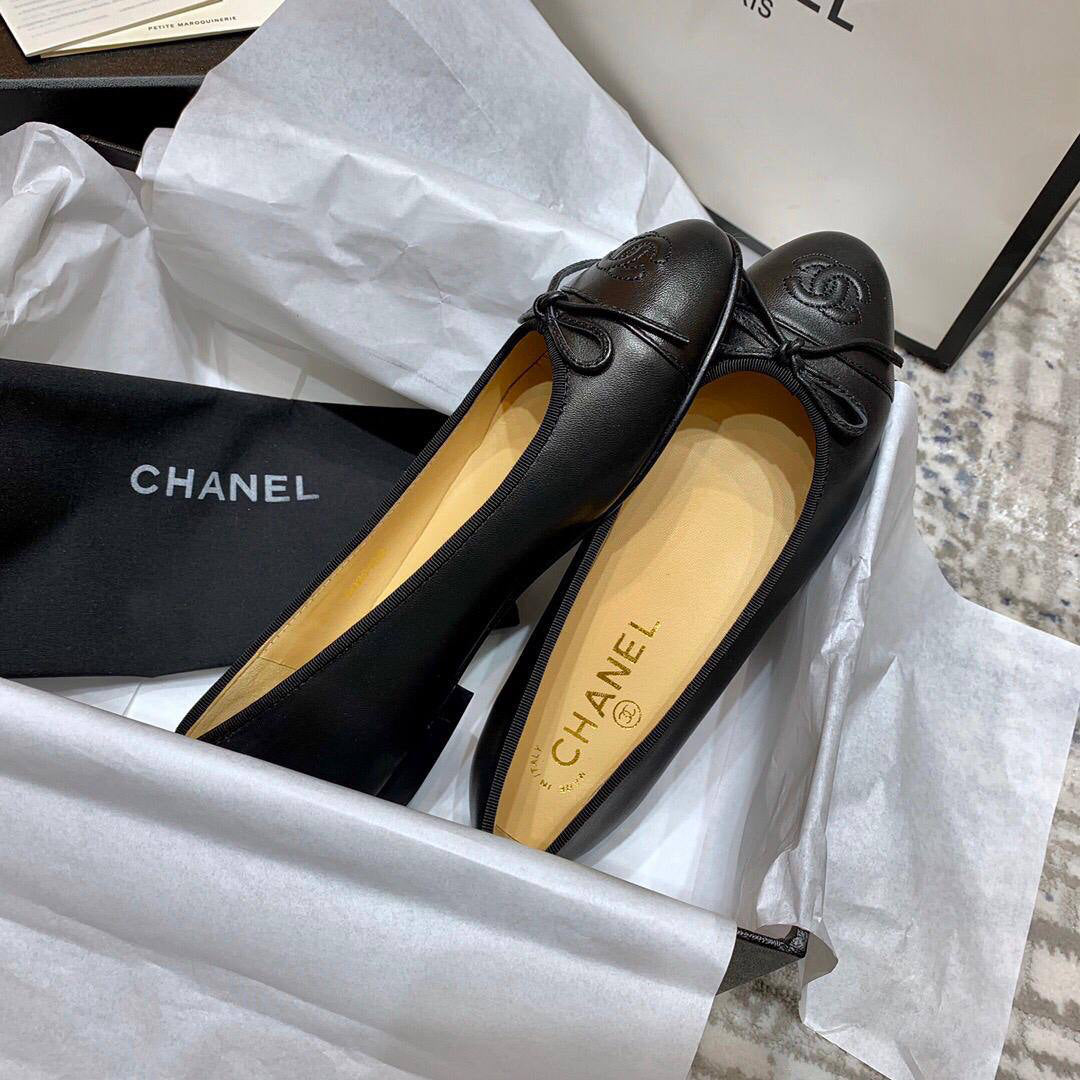 Chanel Ballet Leather Flats