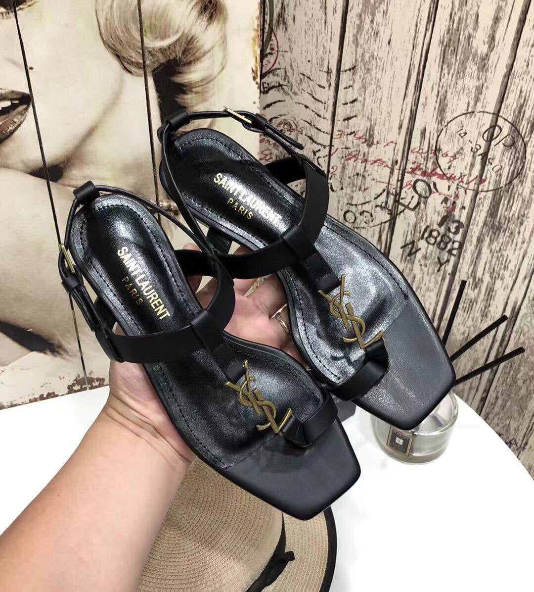 Saint Laurent Cassandre Sandals