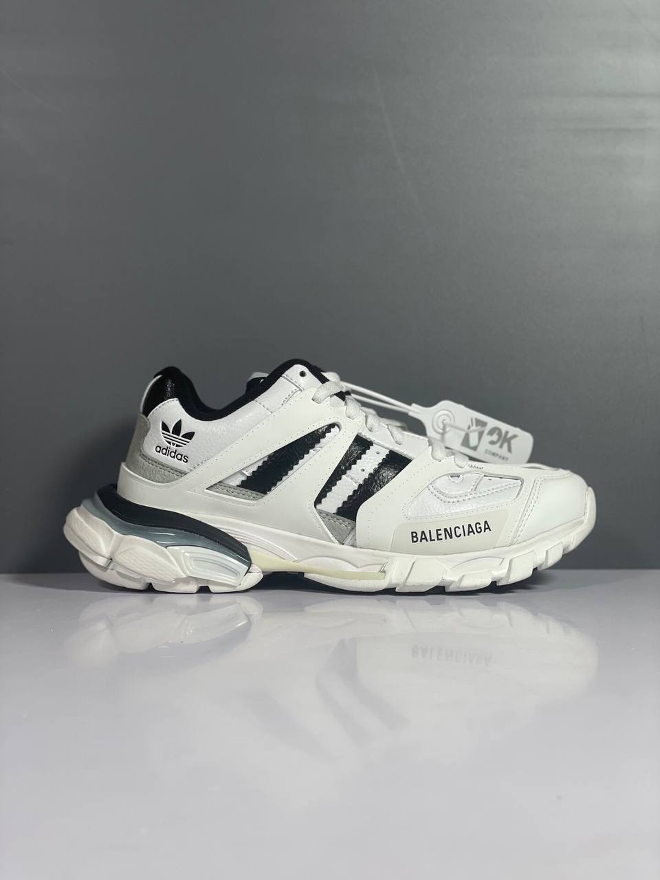 Balenciaga x Adidas Track Forum panelled sneakers