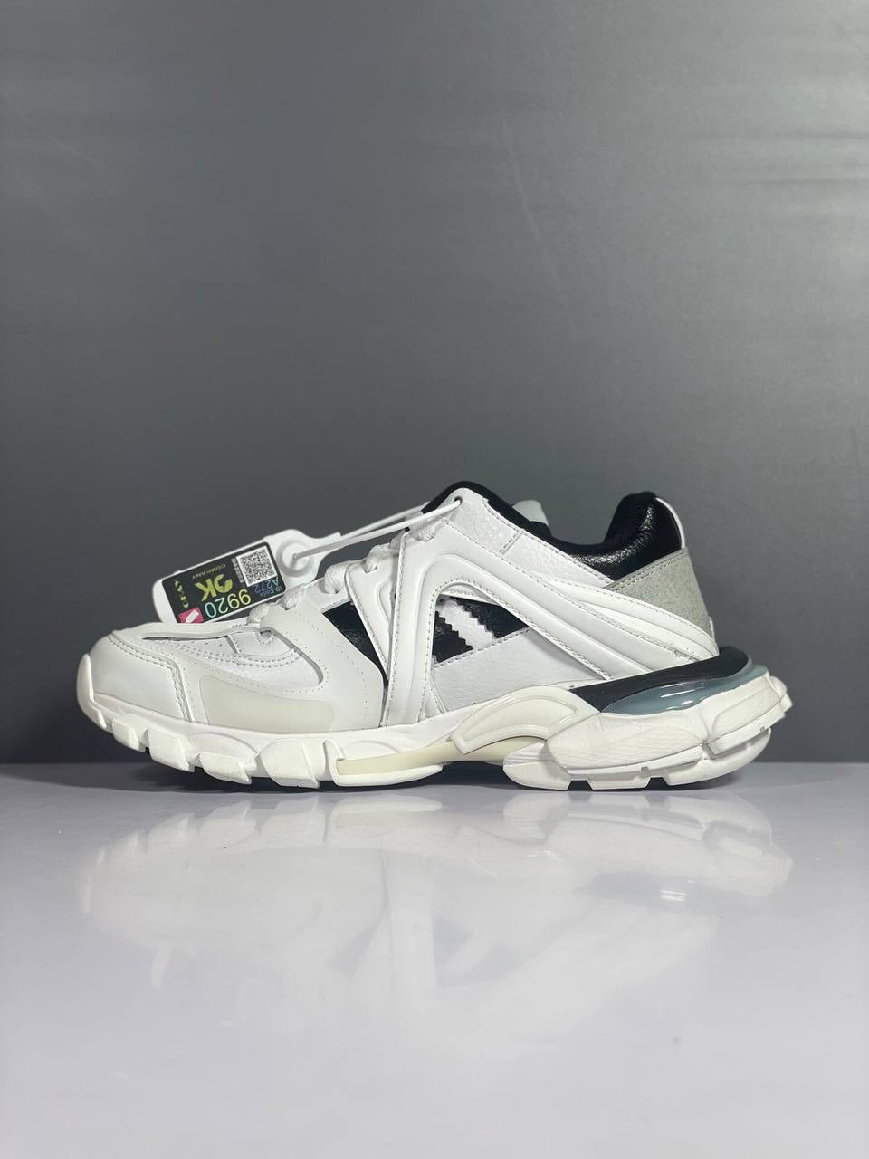 Balenciaga x Adidas Track Forum panelled sneakers