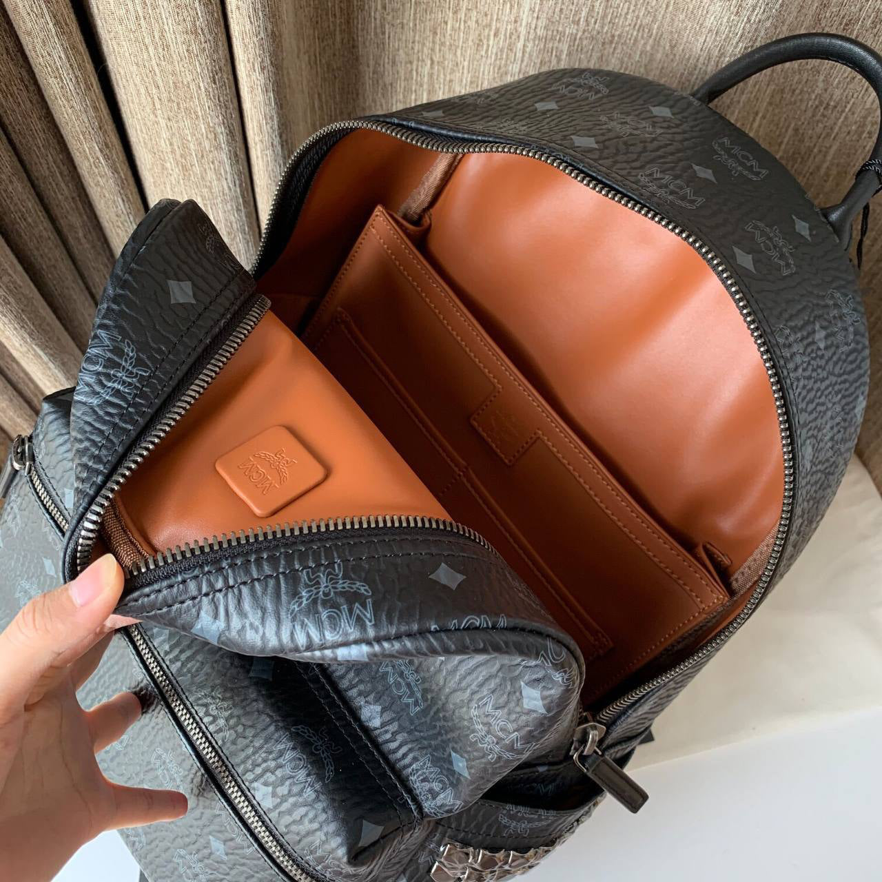 MCM Stark Stud Backpack