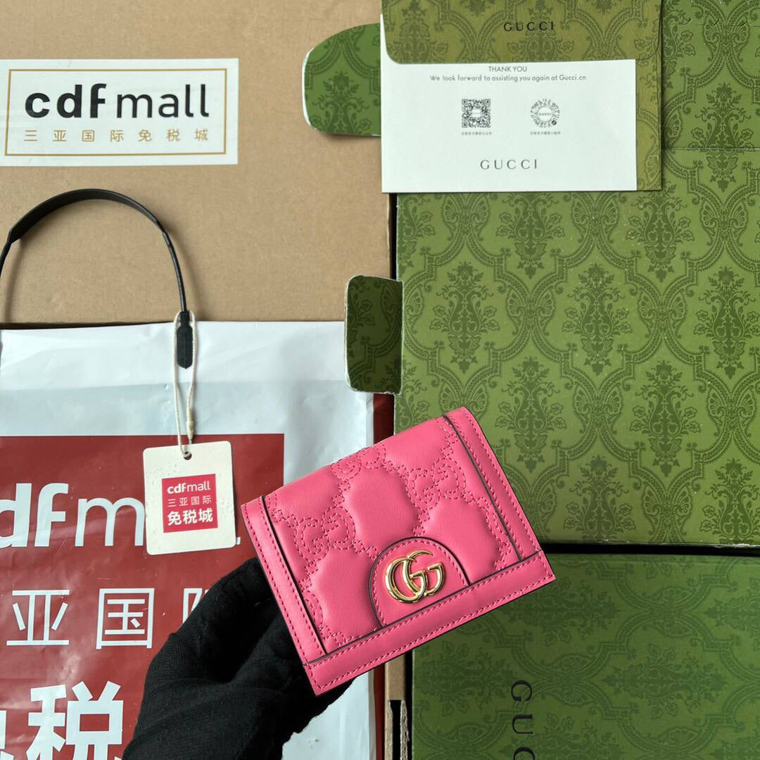 Gucci GG Matelassé Leather Wallet