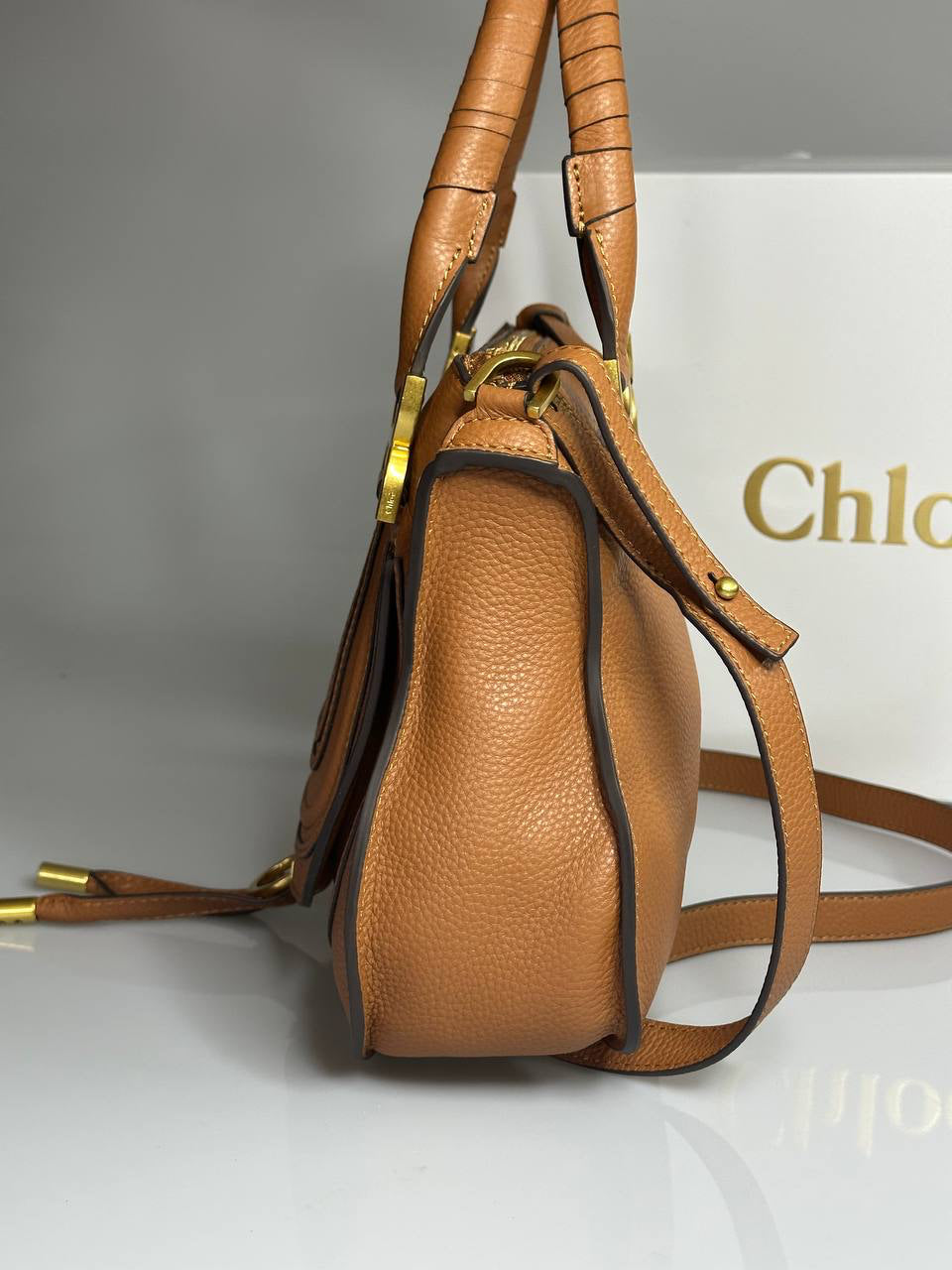Chloé Marcie Leather Tote Bag