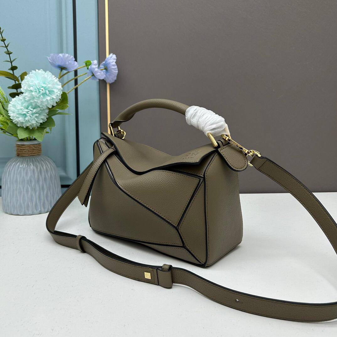 Loewe Medium Leather Puzzle Hobo Bag