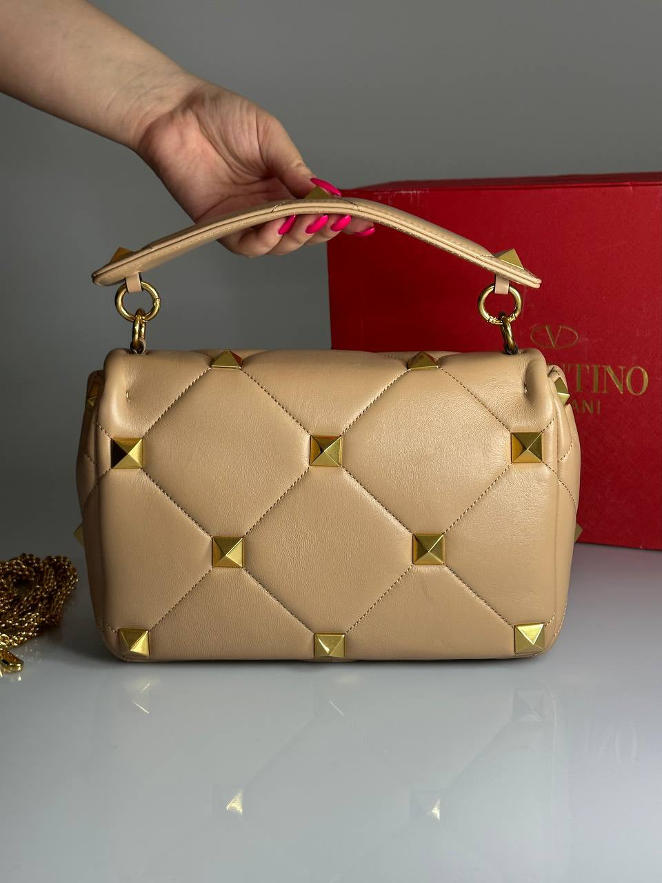 Valentino Garavani Roman Stud Shoulder Bag