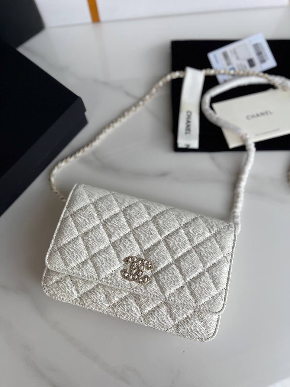 Chanel Matelasse Chain Wallet Shoulder Bag