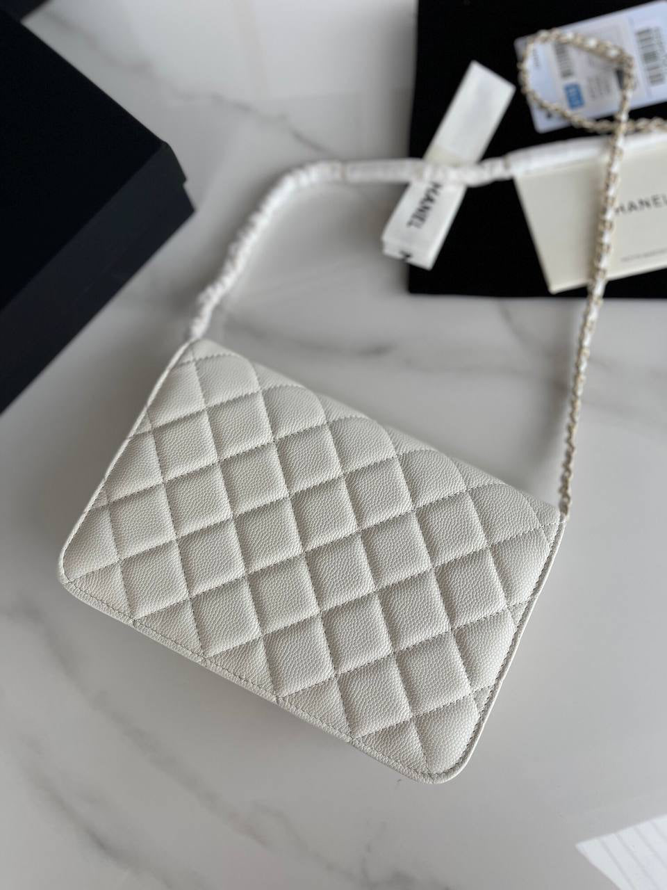 Chanel Matelasse Chain Wallet Shoulder Bag