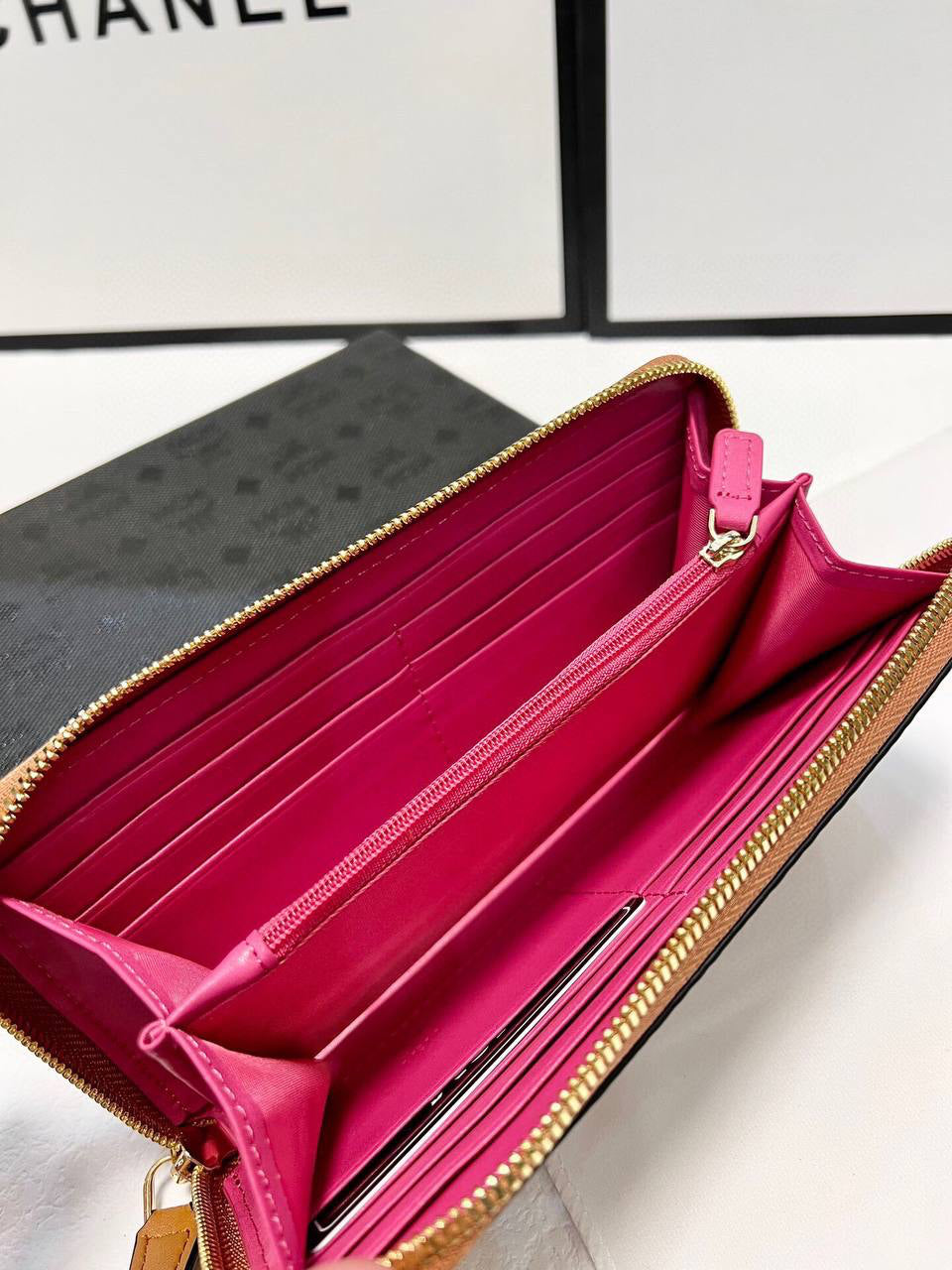 MCM Large Zip-Around Wallet