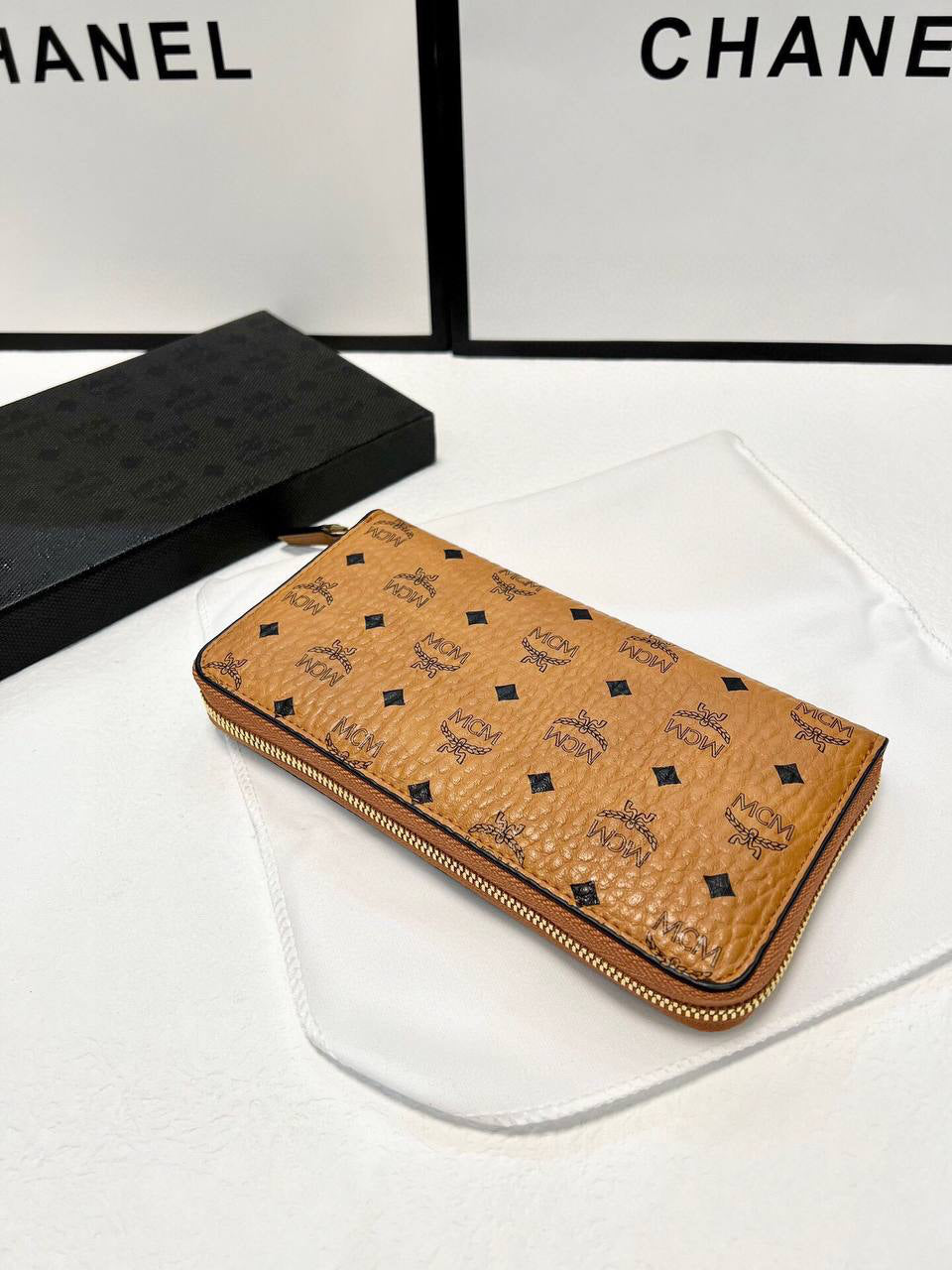 MCM Large Zip-Around Wallet