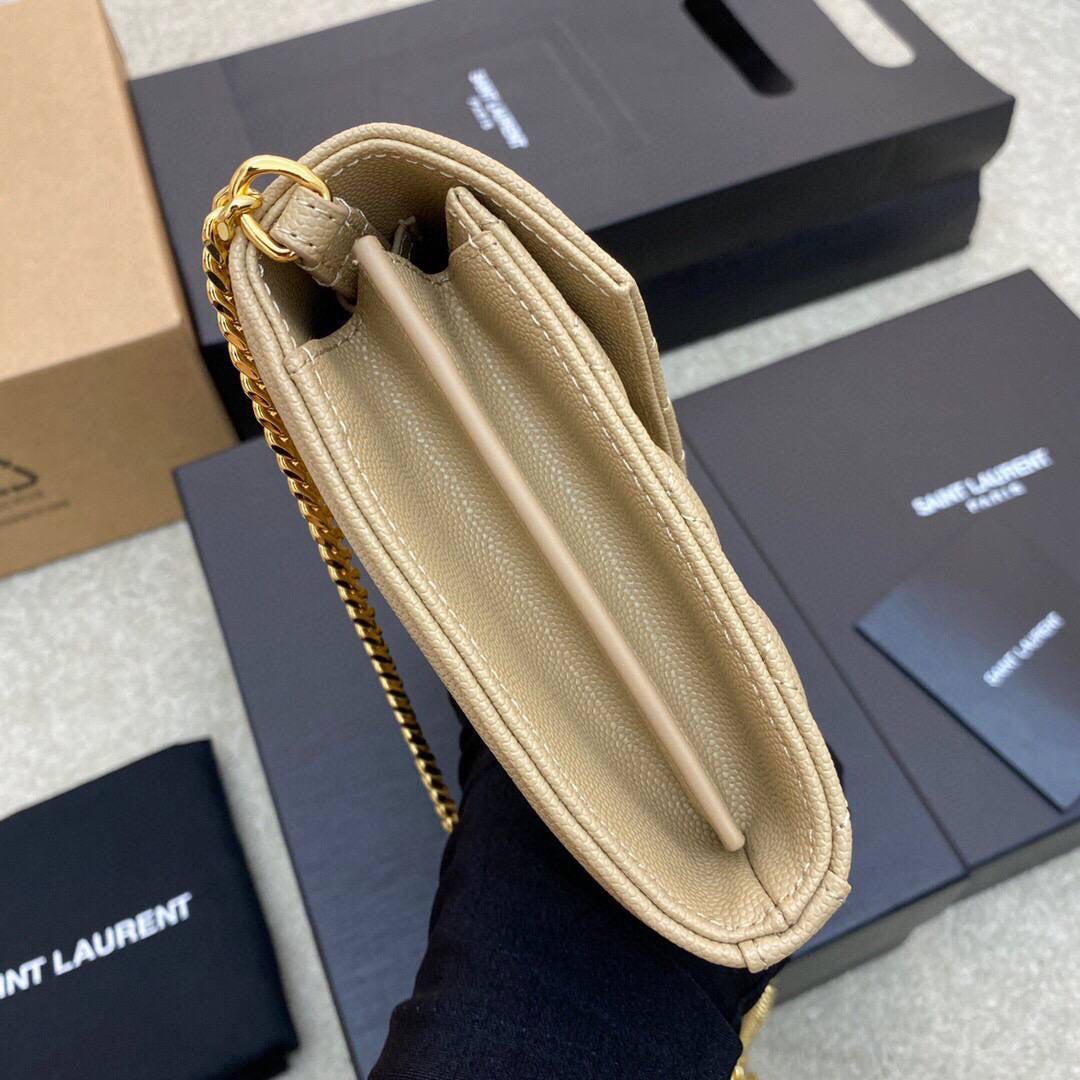 Saint Laurent Envelope Large Quilted chain bag