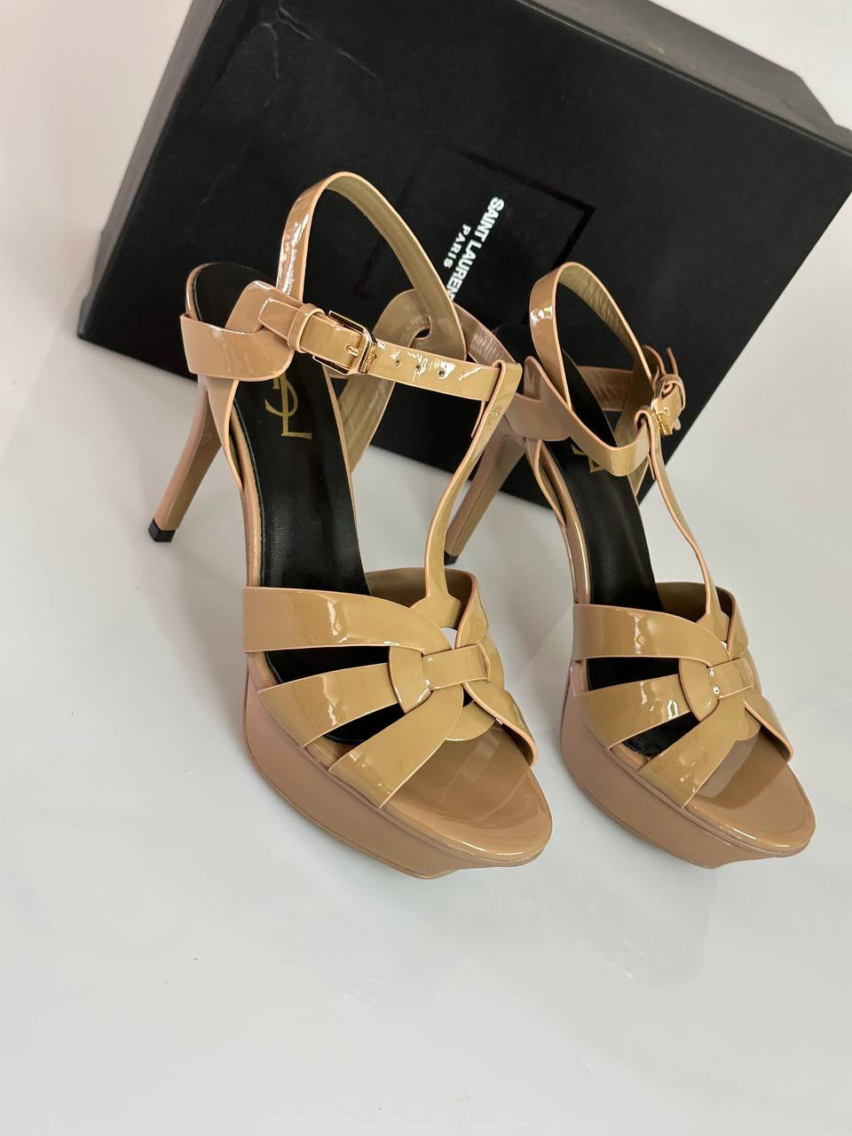 Saint Laurent Tribute 135 Platform Sandals