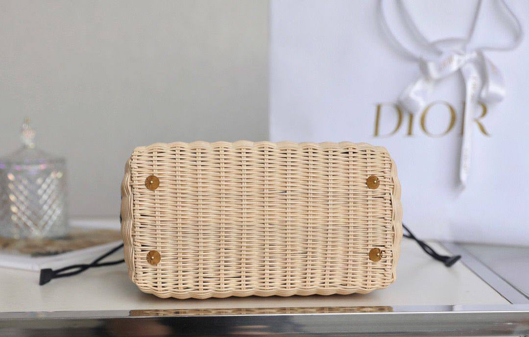 Dior Medium Lady Wicker Bag