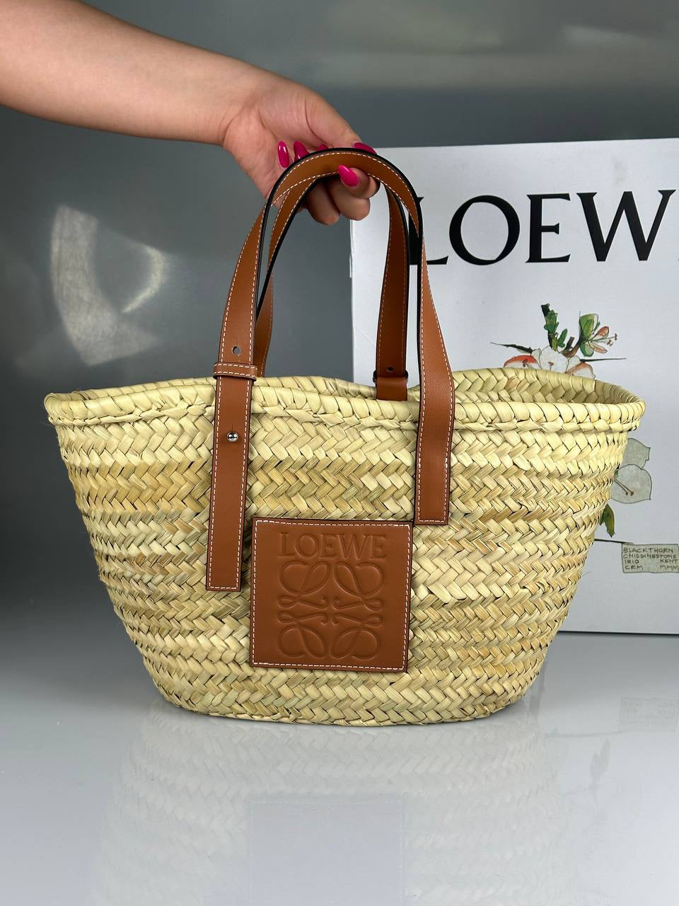 Loewe Logo Basket Bag