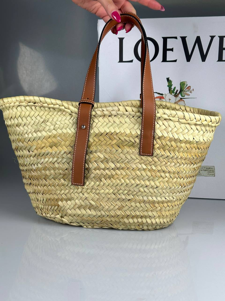 Loewe Logo Basket Bag