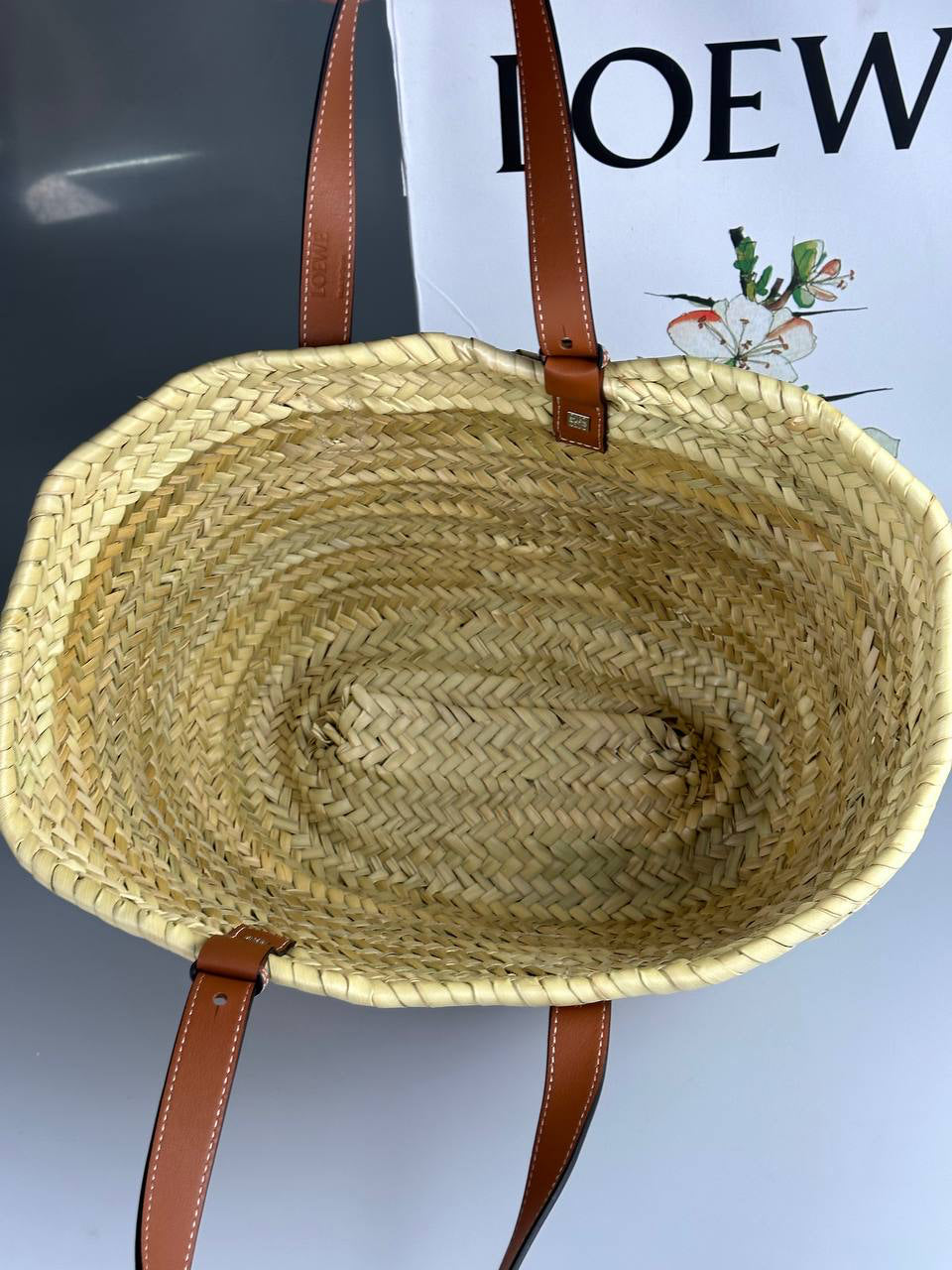 Loewe Logo Basket Bag