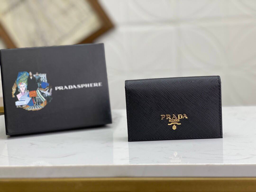 Prada Small Saffiano Wallet