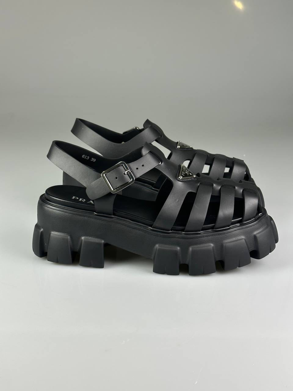 Prada Monolith Platform Sandals