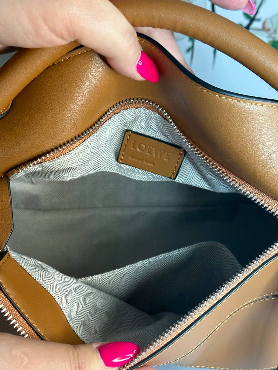 Loewe Medium Leather Puzzle Hobo Bag