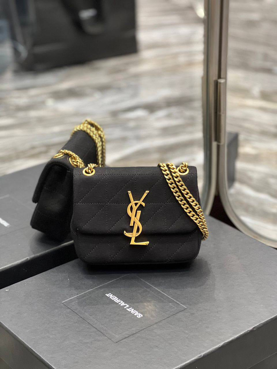 Saint Laurent Jamie Mini Quilted Shoulder Bag