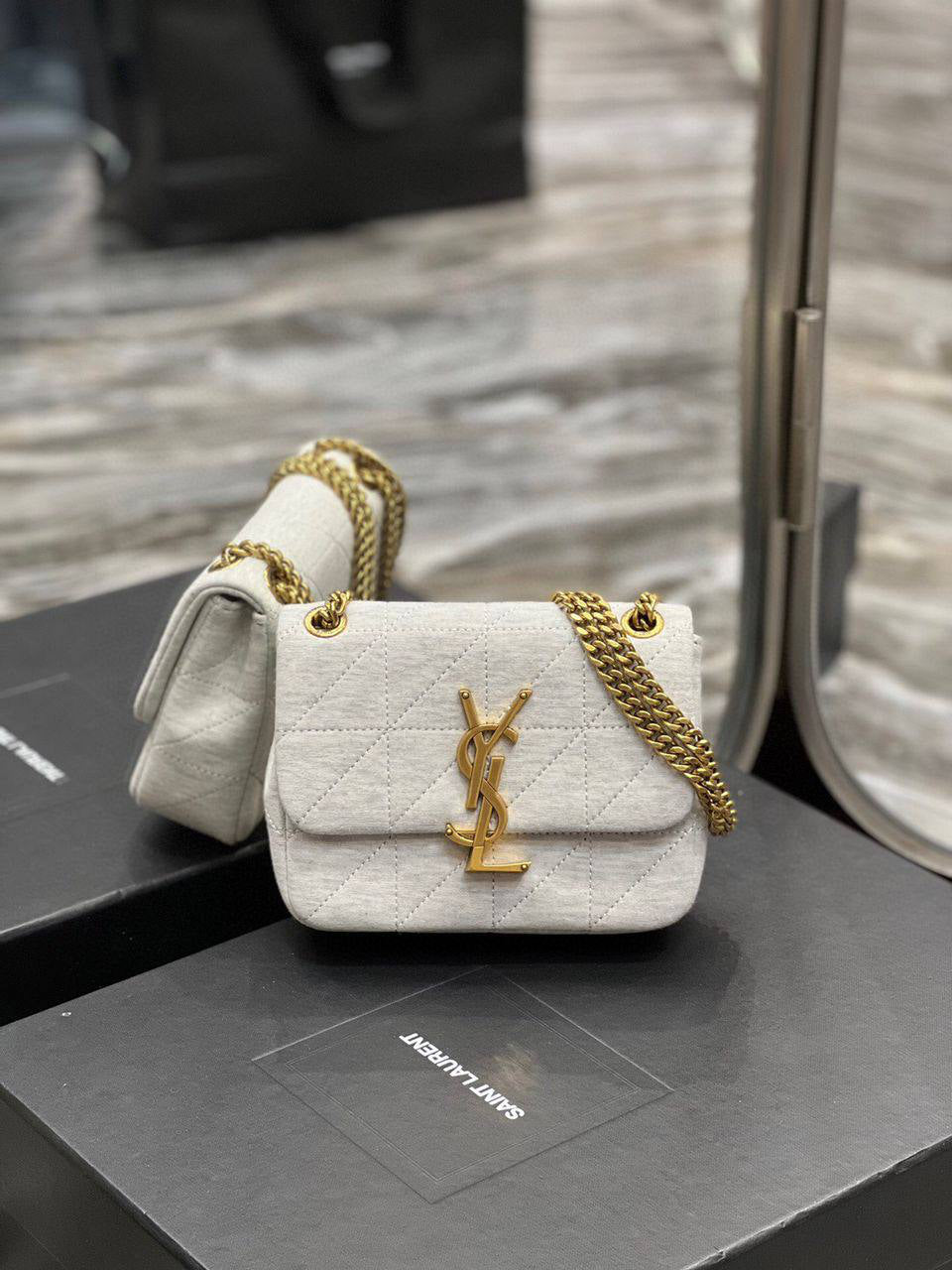 Saint Laurent Jamie Mini Quilted Shoulder Bag