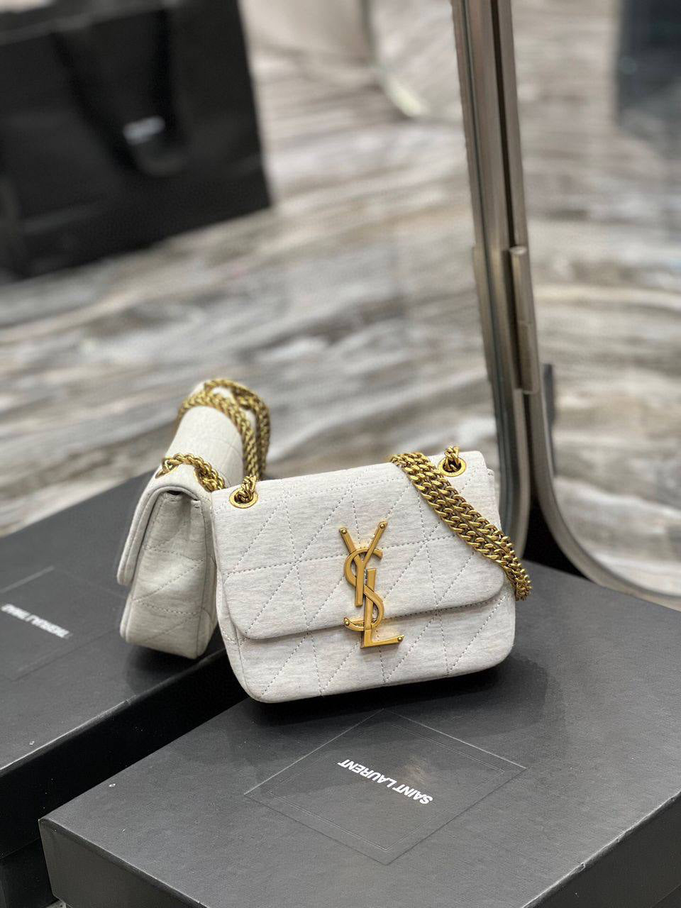 Saint Laurent Jamie Mini Quilted Shoulder Bag