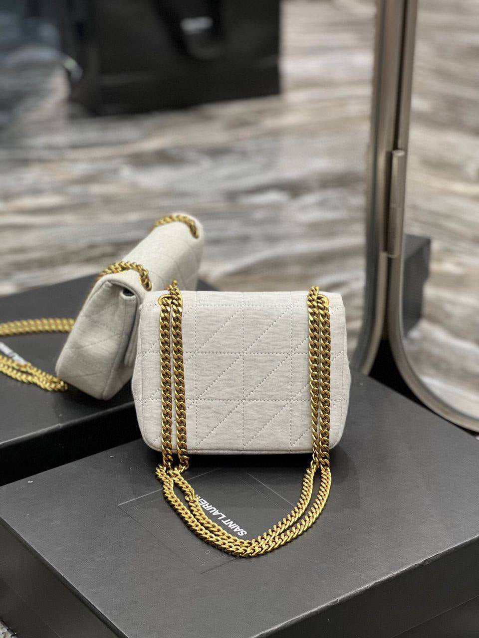 Saint Laurent Jamie Mini Quilted Shoulder Bag