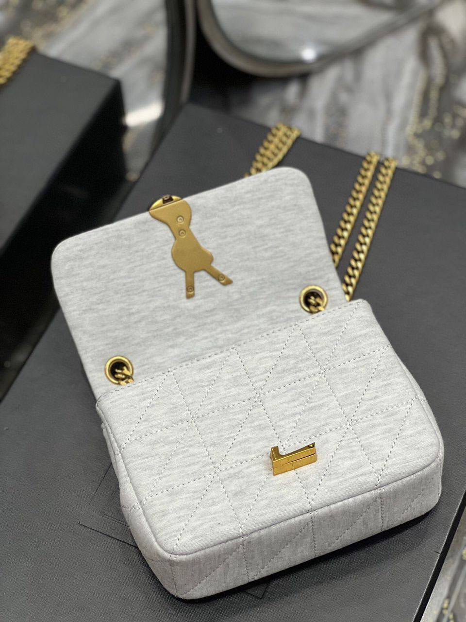 Saint Laurent Jamie Mini Quilted Shoulder Bag
