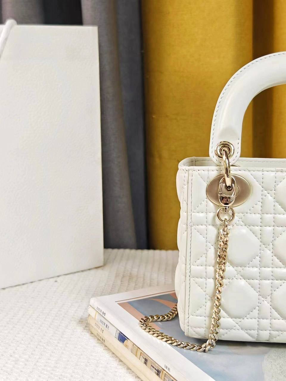 Dior Lady Latte Cannage