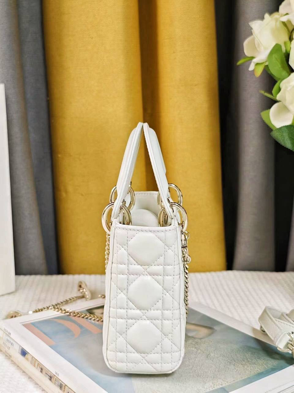 Dior Lady Latte Cannage