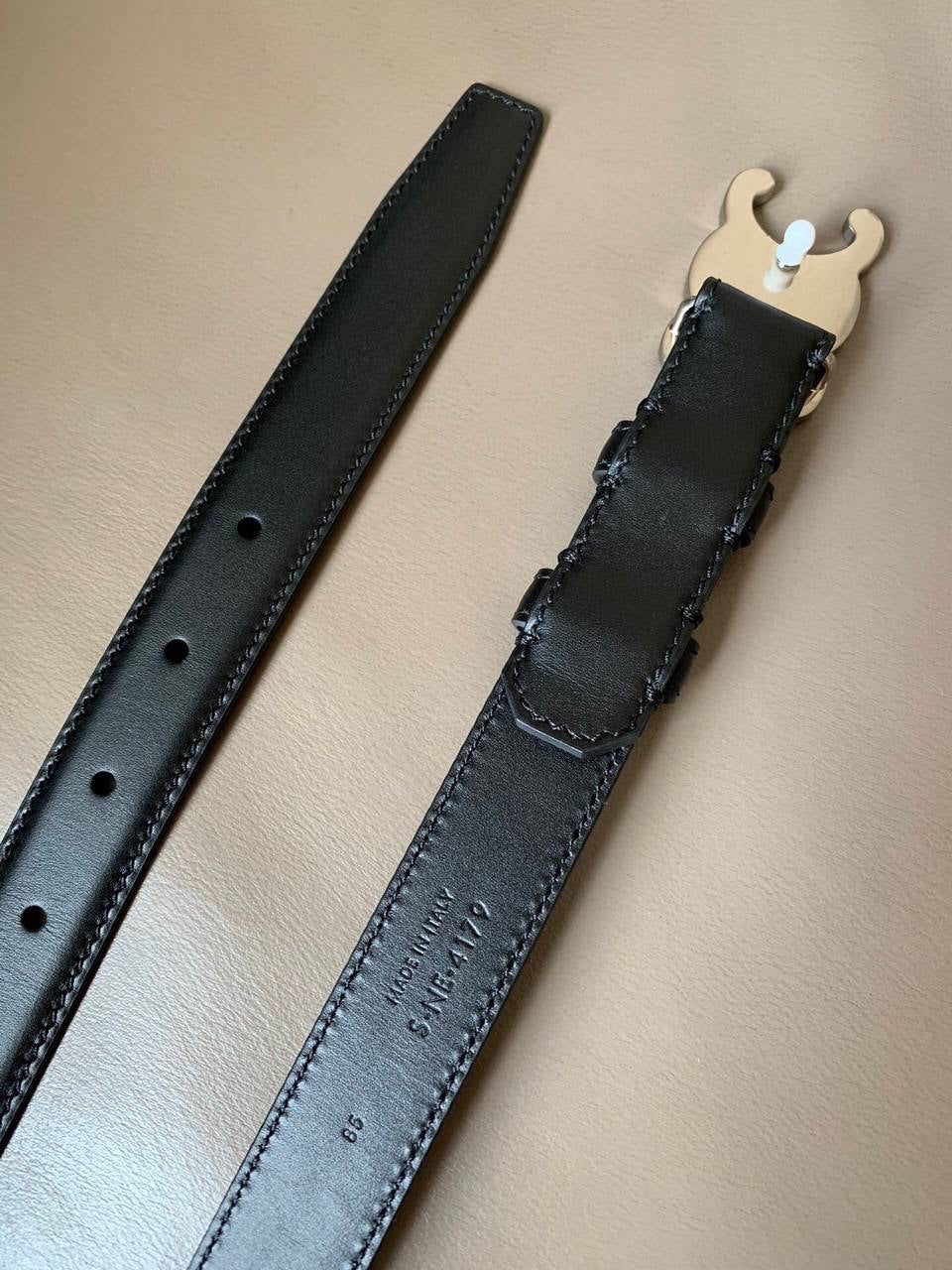 Celine Triomphe Leather Belt