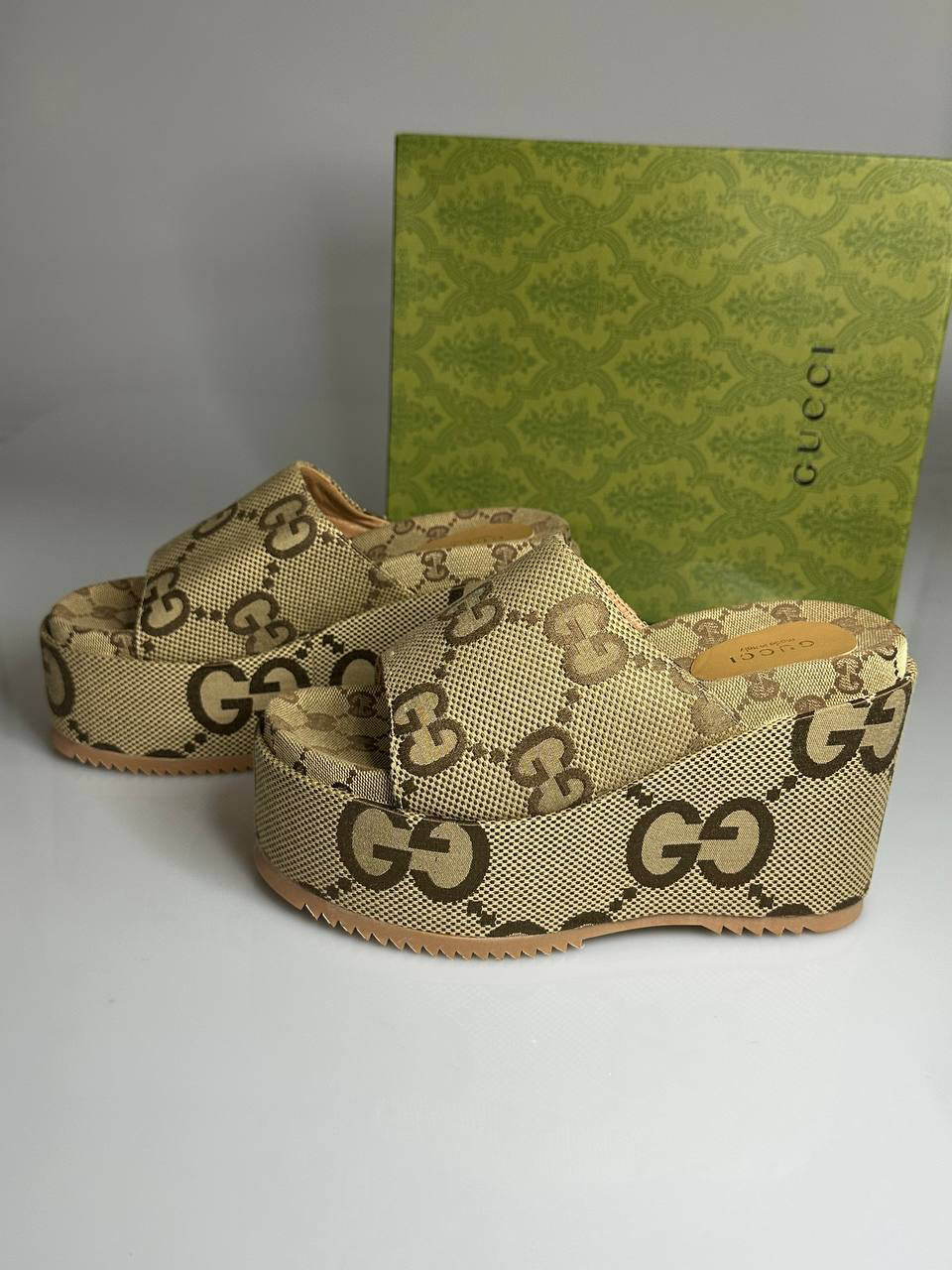 Gucci GG Maxi Platform Sandals