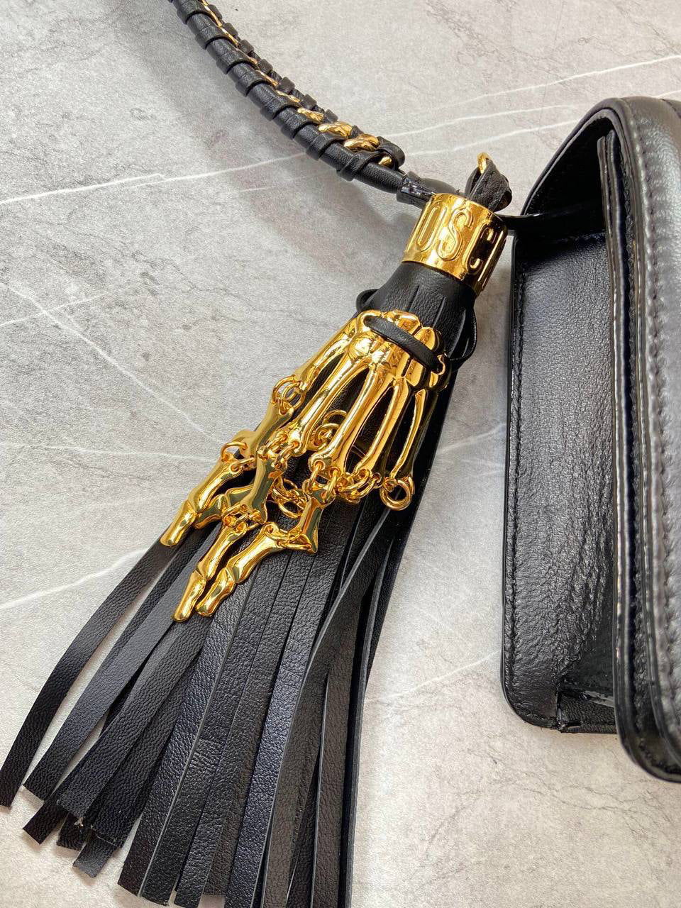 Moschino Skeleton Hand Crossbody Bag